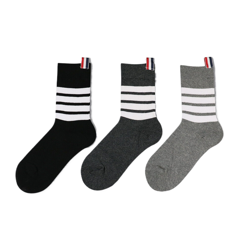 Unisex casual mid-calf socks