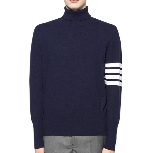 2025ss 4 Bars Turtleneck Sweater