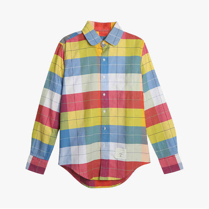 2025ss Plaid long sleeve shirt