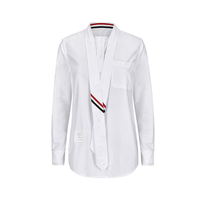 2025ss Ladies Tie Shirt