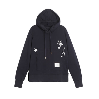 2025ss Animal embroidery Hoodie