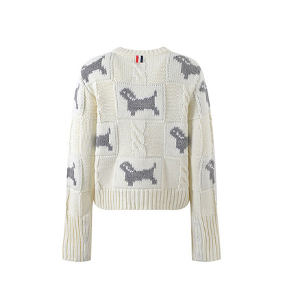 2025SS Puppy Crewneck Sweater