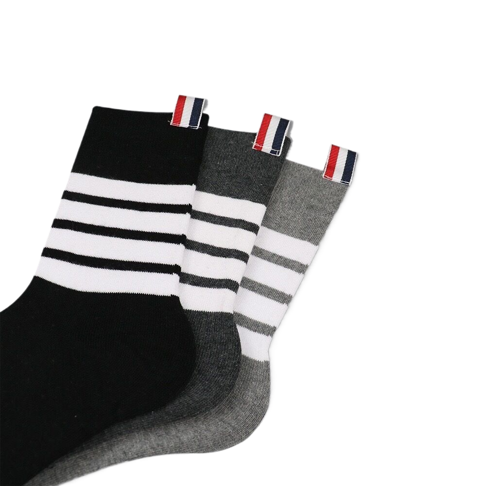 Unisex casual mid-calf socks