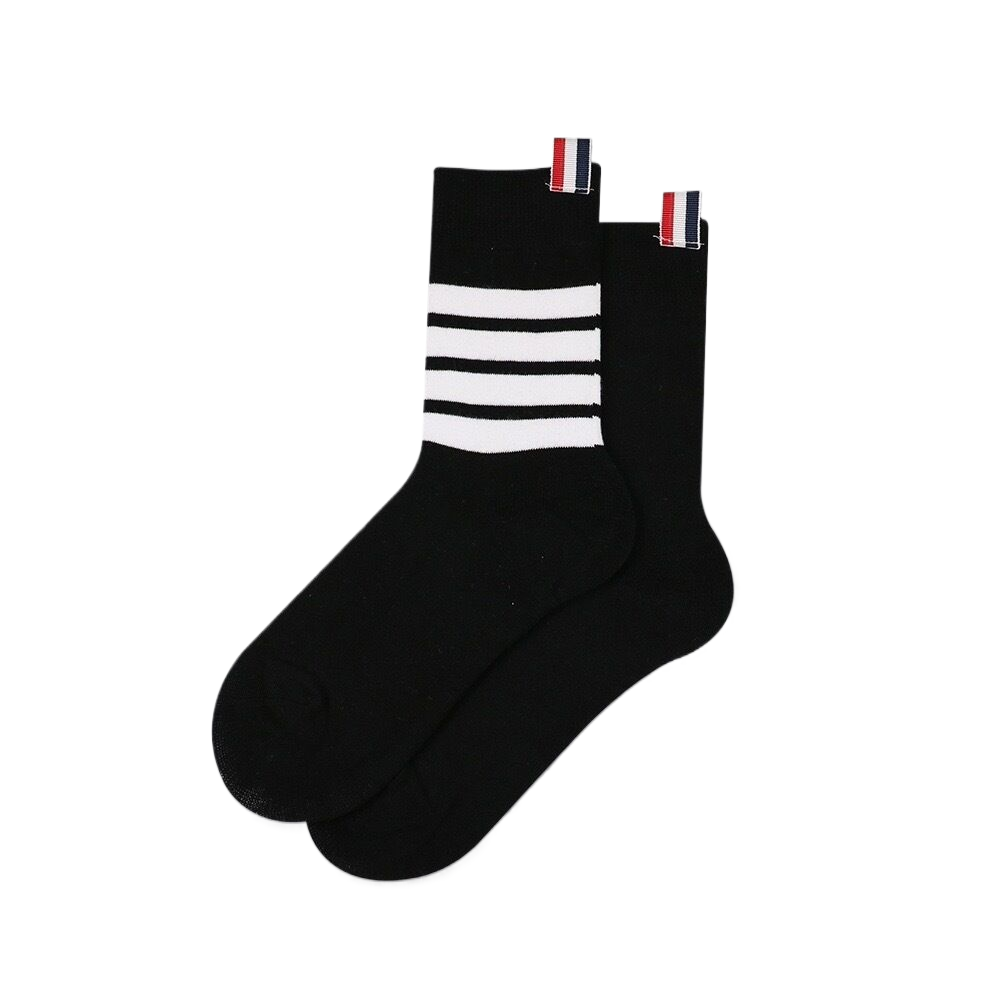 Unisex casual mid-calf socks