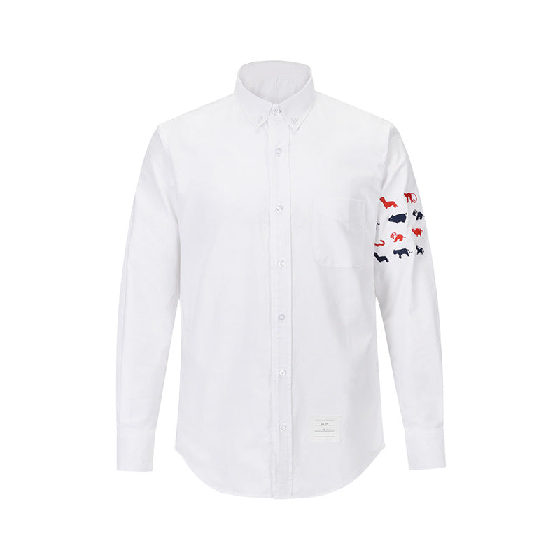 2025ss Animal embroidery Shirt