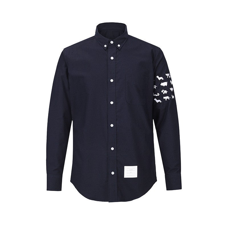 2025ss Animal embroidery Shirt