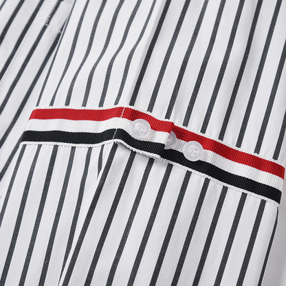 2025ss Black Stripes Shirt